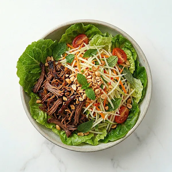 Vietnamese Shredded Beef And Green Papaya Salad